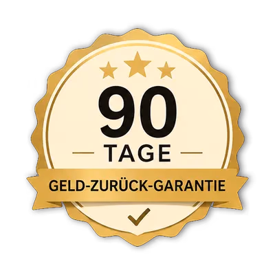 90 Tage Geld-zurück-Garantie